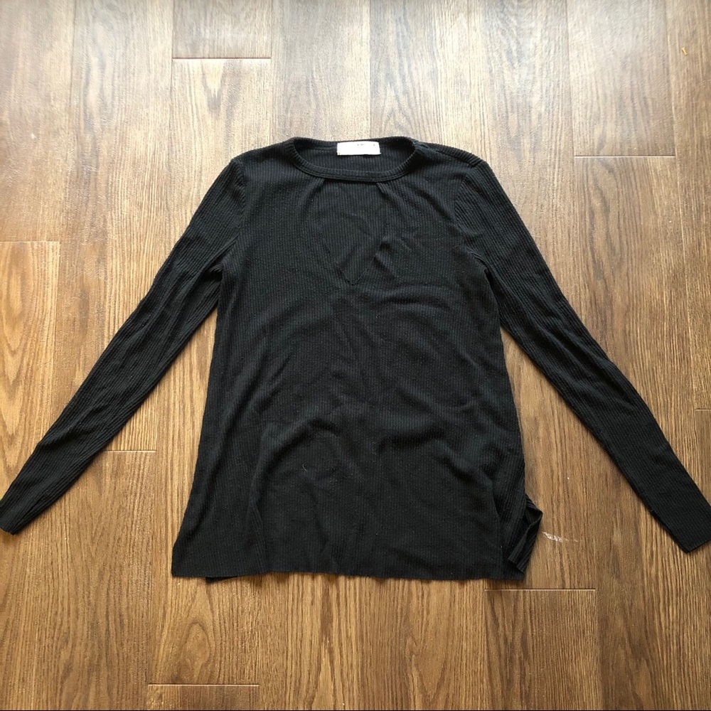 Urban outfitters black cutout long sleeve